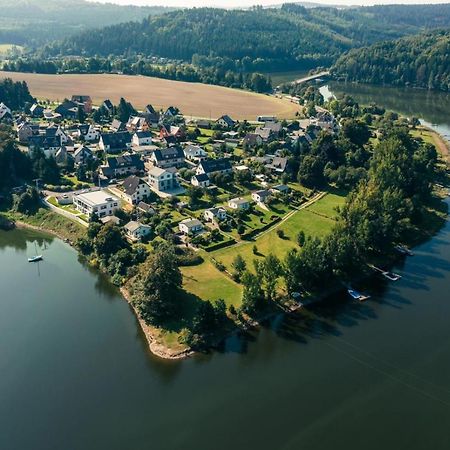 Apartments Saaldorf-Ferienhaus Mit 6 Apartments 45Qm-120Qm Direkt Am Thueringer Meer-Bleilochtalsperre Bad Lobenstein Buitenkant foto