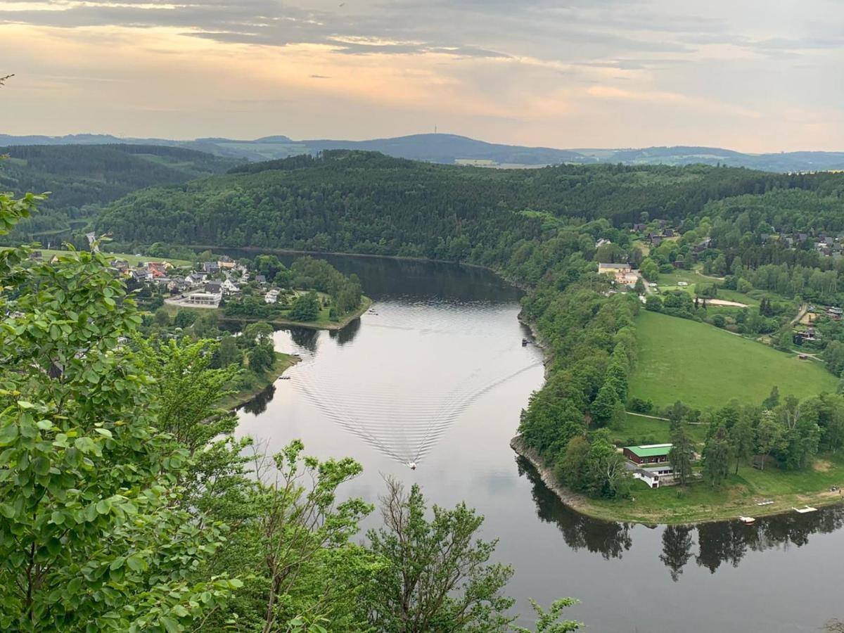 Apartments Saaldorf-Ferienhaus Mit 6 Apartments 45Qm-120Qm Direkt Am Thueringer Meer-Bleilochtalsperre Bad Lobenstein Buitenkant foto