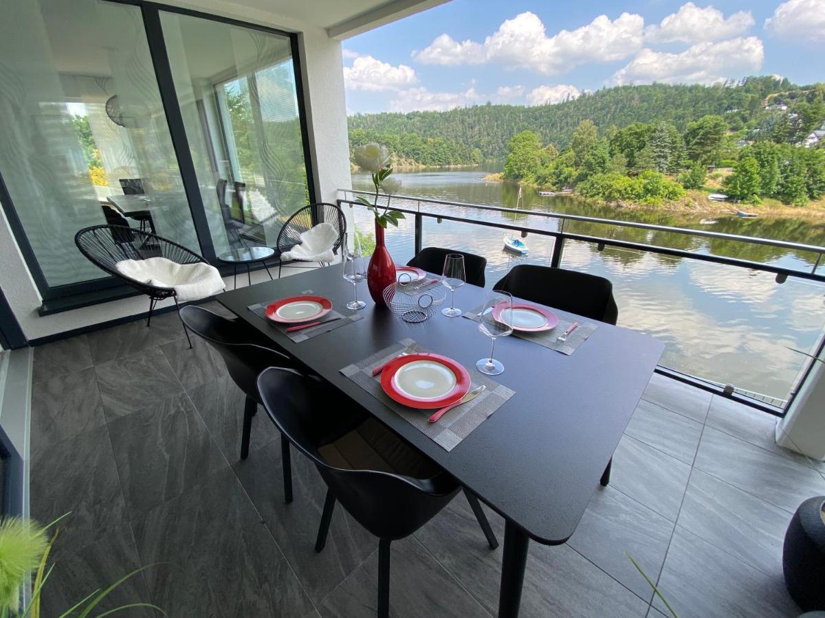 Apartments Saaldorf-Ferienhaus Mit 6 Apartments 45Qm-120Qm Direkt Am Thueringer Meer-Bleilochtalsperre Bad Lobenstein Buitenkant foto